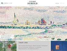 Tablet Screenshot of galerie-herold.de